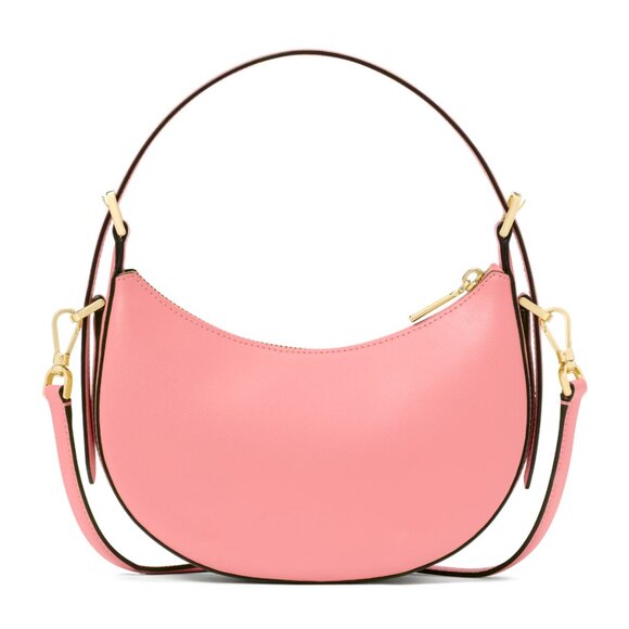 New Kate Spade Nova Crescent Shoulder Bag Saffiano Leather Terracotta Tile - Picture 2 of 6